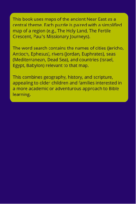 Bible Geography Explorer words: Christian Search Word Puzzle